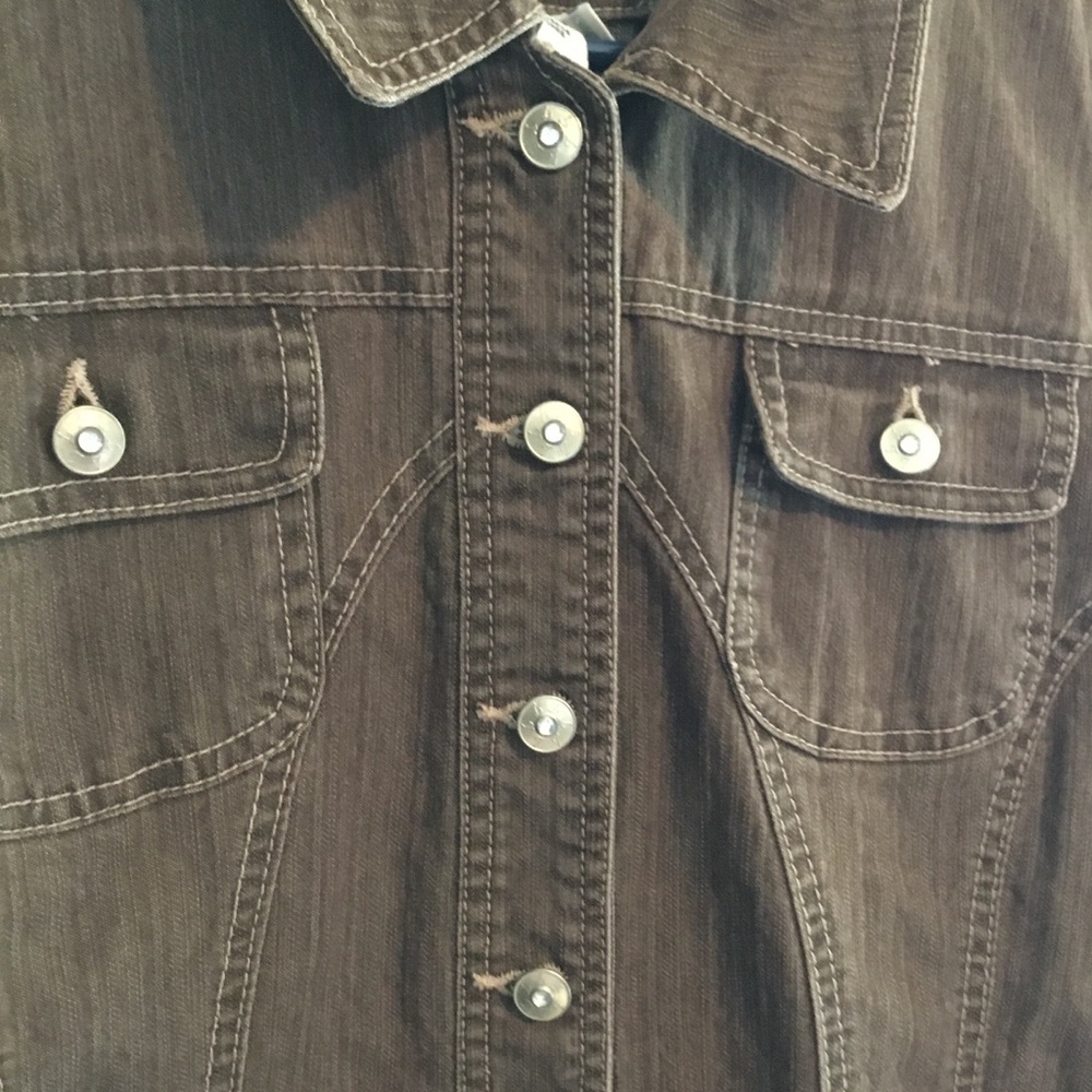 Brown Jean Jacket - Picture 3 of 5